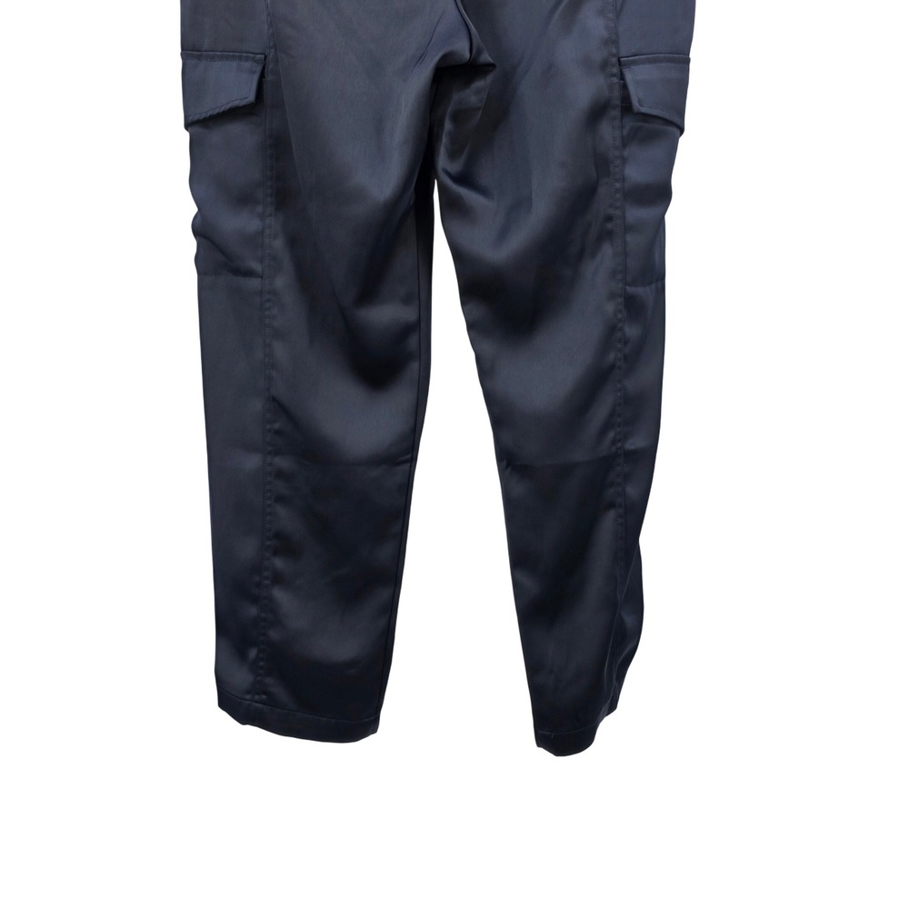 Sanctuary Navy Blue Satin Cargo Pants‎ with Belt & D Ring - Size 31 - Picture 8 of 8